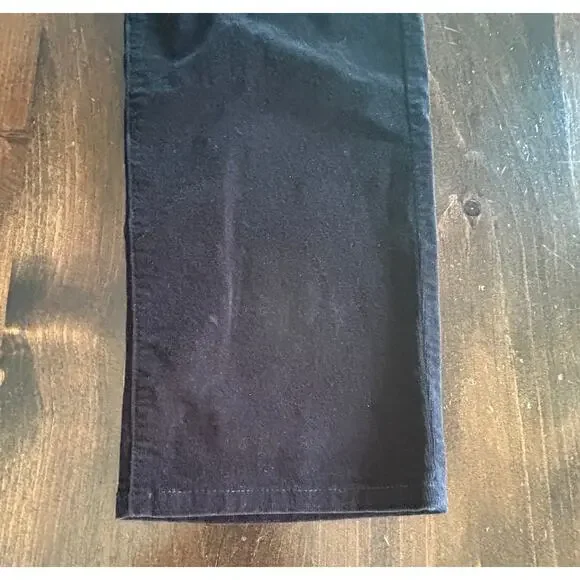 J. Jill Black Corduroy Button Zipper Pants Casual‎ Comfortable Women's Size 14 - Picture 3 of 6